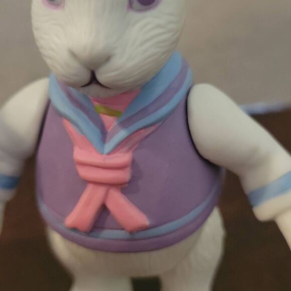 Department 56 Vintage 1984 Jointed Andy Mandy Easter Bunny Rabbit Bisque in box - Picture 7 of 16